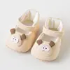 Zapatos para caminar para bebé para primavera, otoño y verano 2026, nuevos y lindos zapatos antideslizantes de suela blanda con diseño de animal para niños pequeños, zapatos de interior para niños y niñas