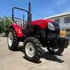 Tractor Rojo Oriental Sk504, Tractor Agrícola de Tracción en las Cuatro Ruedas de 50 Caballos de Fuerza para Siembra y Incorporación de Rastrojo a los Campos