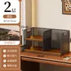 Prateleira de Armazenamento para Classificação de Assuntos Vertical de Mesa Multi-Camada para Armazenamento de Livros Compartimento de Escritório Multifuncional Estante de Livros de Grande Capacidade