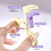 Rizador de Pestañas Gecomo Star Eyes Sin Bordes Estilismo para Principiantes Rizador de Pestañas con un Solo Clip Sin Bordes Herramienta de Belleza