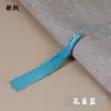 Atacado 13cm Seda de Gelo Fechado Borla Estilo Chinês Pingente de Leque Marcador de Página Acessórios de Pendurar em Roupas Espinho Decorativo Joias Borla Decorativa