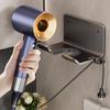 Suporte Antifurto para Secador de Cabelo de Hotel Rack de Armazenamento para Secador de Cabelo de Banheiro Rack de Armazenamento para Secador de Cabelo Montado na Parede do Banheiro
