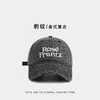 Gorra de Béisbol con Bordado de Letras Retro Americano y Estampado de Leopardo para Hombres y Mujeres, Marca de Nicho de Moda, Versátil y Elegante, Sombrero de Pico Adelgazante