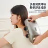 Novo massageador de fáscia de seis cabeças transfronteiriço para relaxamento muscular, dispositivo de percussão e vibração para uso doméstico para relaxamento profundo da fáscia