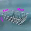 Cesta de malla de hierro, caja de almacenamiento, cesta extraíble para armario, cesta de almacenamiento de frutas y verduras, cesta para armario, caja de almacenamiento de ropa, expandible
