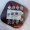 Plata Pura Doce Signos del Zodiaco Brillante Láser Bebé Pequeño Candado de Plata Candado de Plata Esterlina Accesorios Colgante Pulsera DIY Tejido Mayoreo