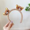 Haiyue Jewelry Faixa de Cabelo Infantil 2022 Novo Estilo Bebê Desenho Urso Presilha Outono e Inverno Estilo Coreano Menina