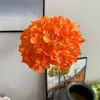Flores Artificiais Laranja Outono Laranja Casamento ao Ar Livre Casamento em Casa Salão de Casamento Flores Falsas Flores de Seda Atacado Laranja Brilhante
