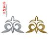Pegatina de tela bordada Xiangyun de oro y plata, accesorios de decoración de ropa de alto rendimiento, bordado de oro Moire, planchado de piezas bordadas, planchado