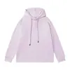 Nova Blusa de Moletom com Capuz Casual Americano Cor Lisa Outono e Inverno Algodão Gelatina Top Solto Manga Longa Logo Personalizado