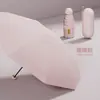 Mini paraguas de cápsula portátil, sombrilla de alta gama para mujer con protección solar y UV, paraguas publicitario impreso para días soleados y lluviosos