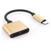 Adecuado para Apple X iPhone14 Xr XS Adaptador de Audio Dual Lightning Cable de Conversión Ios14