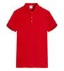 Camisa Publicitaria Camiseta de Manga Corta para Hombre Camisa Polo de Algodón Solapa Personalizada Ropa de Trabajo Impresión al por Mayor Bordar Logo Personalización