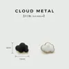 Botón Metálico Pequeño Decorativo de Nube con Puntos para Vestido Camisa, Botones Decorativos para Camisa de Gasa, Cárdigan, Top