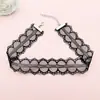 Corea del Sur Collar de Encaje Moda Femenina Personalidad Sencilla Versátil Hueco Encaje Collar Cadena de Collar Accesorios Explosivos Europeos y Americanos