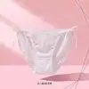2027 Novo Estilo Desejo Puro Calcinhas de Renda com Tiras Duplas Moda Feminina Tela Sexy de Corte Alto Tanga Feminina