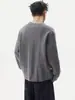 Suéter de Punto Grueso con Cuello en V para Hombre, Textura Estilo Old Money, Nuevo Top Pulóver Chaqueta Tendencia Otoño e Invierno 2025