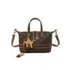 Bolso de mano pequeño de alta calidad transfronterizo para mujer, nuevo patrón floral vintage 2026, moderno y versátil, adecuado para ir al trabajo, bolso de mano y bolso cruzado