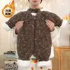 [Versión Extra Gruesa] Pijama de una pieza de invierno para niños y niñas, Saco de dormir de una pieza para bebé niña, Mitad de forro polar, Suave y mullido