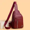 Nova Bolsa de Peito Feminina 2026, Bolsa de Ombro Casual Versátil, Bolsa Transversal Fashion para Trabalho e Deslocamento, Mochila Pequena Tendência