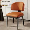 Silla de Comedor Minimalista Italiana, Silla Nórdica, Silla Moderna Simple para Uso Doméstico con Respaldo, Silla de Comedor de Lujo Ligero de Gama Alta, Silla con Cojín Suave