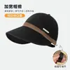 Chapéus Personalizados, Chapéus de Pescador Color Block Femininos para Primavera e Outono, Chapéus de Sol Pequenos que Mostram o Rosto, Chapéus de Sol Anti-UV, Personalizados