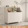 Gabinete de té de madera maciza, Aparador de lujo ligero, Aparador simple, Gabinete de almacenamiento integrado para sala de estar montado en la pared, Gabinete de café