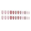 Color rosa dulce salto lentejuelas brillo uñas verano corto ballet moda europea y americana usar uñas uñas