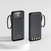 Nuevo producto transfronterizo: un power bank de carga súper rápida con cuatro puertos de carga, diseñado para uso en exteriores, portátil, compacto y se puede llevar en aviones