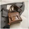 Mochila Moda Femenina Versátil Diseño de Nicho Mochila de Viaje Estilo Coreano Femenino Calle Trendy Retro Bolso Cruzado de un Solo Hombro