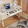 Placa de extensão de mesa para sala de jogos, mesa de computador com prateleira de armazenamento estendida e alargada, suporte para teclado e mouse, suporte para laptop