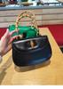 Bolsa Selim Vintage com Fecho de Bambu Pequena Crowdsourcing Bolsa Pequena Bolsa Feminina 2024 Nova Moda Bolsa de Mão Bolsa de Ombro Transversal
