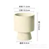 Maceta de Cerámica Estilo Escandinavo Maceta Especial para Phalaenopsis Cerámica Estilo Crema Hogar Simple Maceta para Plantar Orquídeas