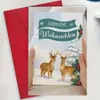 Temu Xiyin Amazon Cartão de Boas Festas Natalino Popular Desenho Árvore de Natal Cartão de Aniversário Cartão de Boas Festas Queima de Estoque