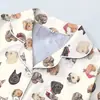 Cardigan Transfronterizo Europeo y Americano de Seda de Leche con Estampado de Colores Claros para Mujer, Conjunto Casual Transpirable de Manga Corta y Shorts para el Hogar