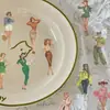 50 Personagens Americanos Pop Retro para Meninas Desenhos Animados Transfronteiriços Adesivos Impermeáveis para Decoração de Animais de Estimação Capa de Celular Adesivos para Copo de Água DIY