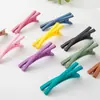 Pasador de Corazón Helado para Niña Color Caramelo Cruzado Pin Lateral de Minuto Pin de Una Palabra Accesorios Coreanos para el Cabello Pin para Flequillo de Celebridad Cibernética