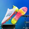 Chuteiras de futebol infantis para meninos, adolescentes e meninas, com travas TF, travas longas AG, sapatos esportivos para treino de competição, de todo o mundo