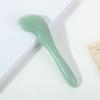 Palo Shujin para Desbloquear Meridianos, Raspador Facial con Forma de Pez de Jade, Palo de Masaje Portátil, Raspador para Masaje de Espalda, Personalizable