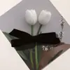 Atmósfera de Otoño e Invierno, Suave y Blanco Terciopelo Felpa Lazo DIY Retro Elegante Pin Lateral Goma para el Cabello Diadema Accesorios