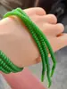 Directo de fábrica 2*4 ábaco pequeño cuentas sueltas cuentas de jade sintético accesorios para joyería de cuentas diy semi-terminado al por mayor