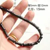 Nicho piedra natural ojo de tigre ágata negra cuentas de ábaco cuentas redondas pulsera collar con cuentas accesorios DIY material cuentas sueltas