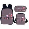 Mochila Escolar Steven Universo Cosmic Kid Mochila Infantil Conjunto de Três Peças