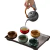 Nuevo Juego de Té Kung Fu Estilo Chino 2026 con Tetera de Mango, Adecuado para el Festival de Primavera, Reunión Anual de la Empresa, Regalos de Negocio, Souvenirs de Inauguración