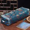 Funda de almohada Palace con hebilla de satén Funda para relleno de almohada Funda de almohada cuadrada Brocado Estilo chino Almohada Ajenjo Trigo Sarraceno Seda Sintética