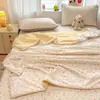 Juego de 4 piezas de colcha de verano con enfriamiento de seda helada y látex, modelo nuevo 2026, colcha de aire acondicionado, juego de 3 piezas para cama de dormitorio de verano