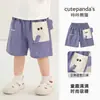 Pantalones Cortos de Panda Kaka para Niños Pantalones de Algodón Puro Tejido para Niños Ropa de Verano para Niñas Pantalones Casuales de Verano para Bebés