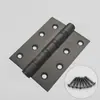 Bisagras de Acero Inoxidable 304 Engrosadas para Puertas de Madera de 4 Pulgadas para Apertura Plana Bisagras de Puerta de 5 Pulgadas para Puertas Grandes en Venta