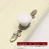 Maçaneta de Porta de Cerâmica Cor Cobre Antigo Liga de Mobiliário Estilo Europeu Maçaneta de Furo Único para Armários, Guarda-Roupas, Sapateiras e Portas de Cozinha