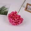 Flores Artificiais 135 Peças Buquê Único de Hortênsia Decoração para Casa Sala de Estar Flor de Seda Flores Artificiais para Casamento Arranjo de Flores no Local